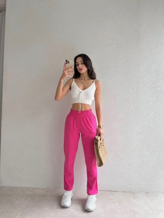 Beli Gipeli Cepli Rachel Pantolon 4923 - Pembe - 2