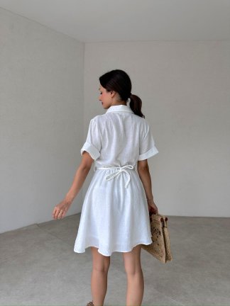 BELİZE Mini Elbise 4532 - Beyaz - 3