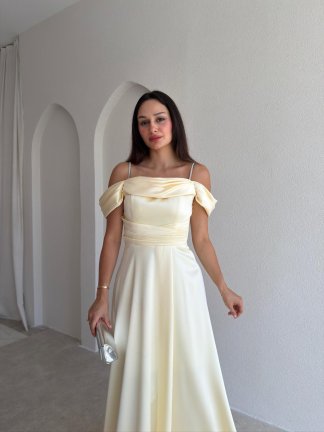 BERİLLA Maxi Elbise 1020 - Sarı - 2