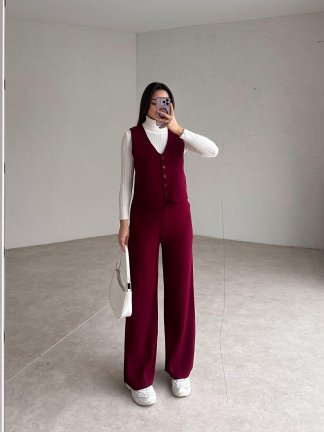 BERTON Takım 1733 - Bordo - 2