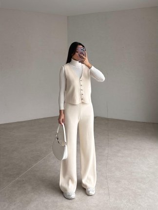 BERTON Takım 1733 - Krem - 3