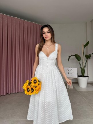 BETHANY Midi Elbise 4777 - 1