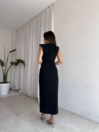 BETTİ Maxi Elbise 8299 - Siyah - 3