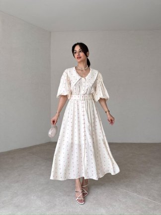 BİRD Maxi Elbise 1414 - Pembe - 2