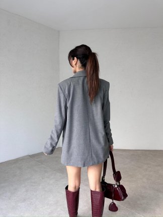 BLOW Ceket 3173 - Gri - 3