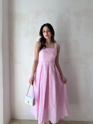 BOESE Midi Elbise 8054 - Pembe - 1