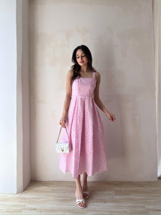 BOESE Midi Elbise 8054 - Pembe - 2