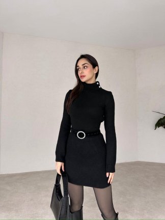 Boğazlı EWALD Takım 3222 - Siyah - 1