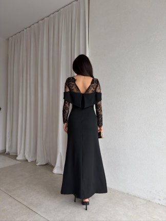 BRANDY Midi Elbise 8831 - Siyah - 3