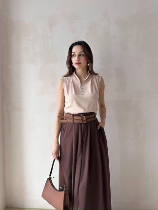 BRİTİSH Bluz 5084 - Krem - 2
