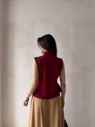 BRİTİSH Bluz 5084 - Bordo - 2