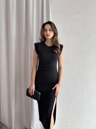 CANDİDA Midi Elbise 4561 - Siyah - 1