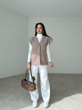 CARMELO Yelek 2460 - Vizon - 3