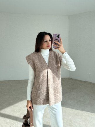 CARMELO Yelek 2460 - Vizon - 2