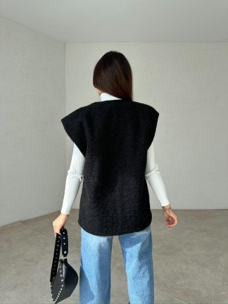 CARMELO Yelek 2460 - Siyah - 4