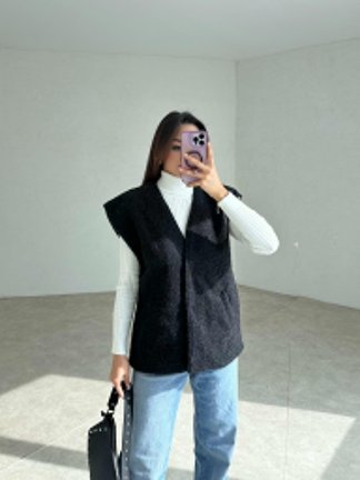 CARMELO Yelek 2460 - Siyah - 2