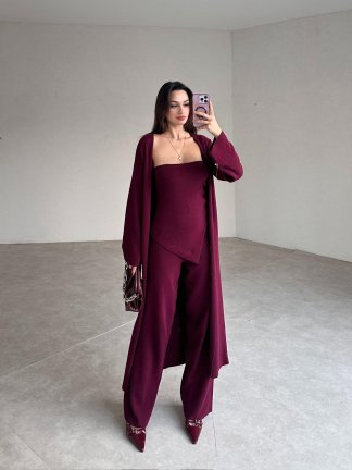 CARMENTA Takım 3721 - Bordo - 3