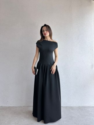 CARRİLLO Maxi Elbise 7808 - Siyah - 2