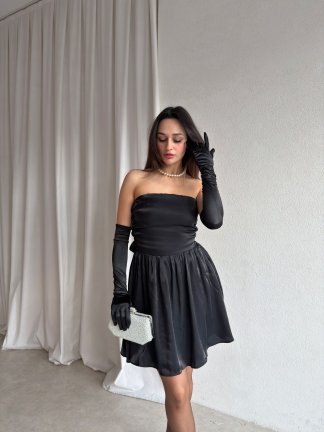 CASELLA Mini Elbise 7771 - Siyah - 1