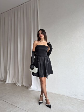 CASELLA Mini Elbise 7771 - Siyah - 2