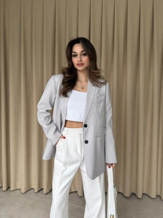 CASERTA Ceket 9873 - Gri 