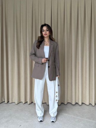 CASERTA Ceket 9873 - Kahverengi - 2