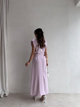 CELEBRİTY Maxi Elbise 8429 - Lila - 3