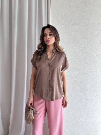 CELLA Gömlek 2093 - Kahverengi - 2