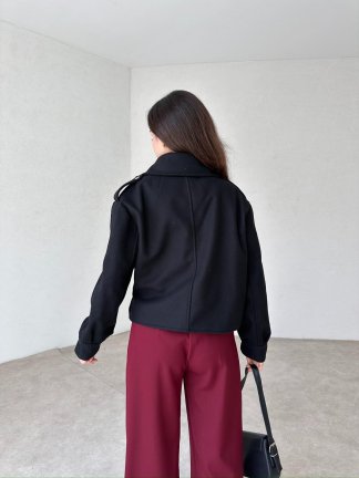 Cep Detaylı CLARA Ceket 9488 - Siyah - 3