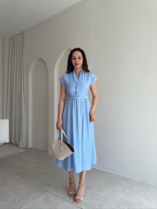 CHAPTER Midi Elbise 7588 - Bebe Mavisi 