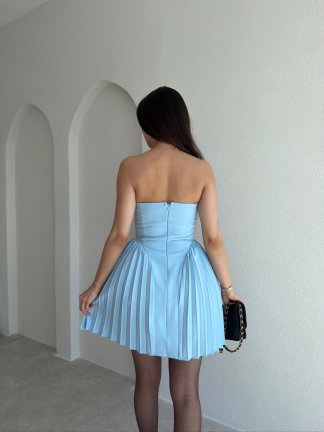 CHİKO Mini Elbise 5495 - Bebe Mavi - 3