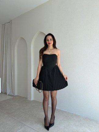 CHİKO Mini Elbise 5495 - Siyah - 2