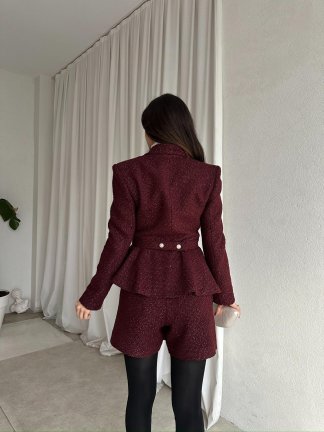 CHLOE Takım 8642 - Bordo - 3