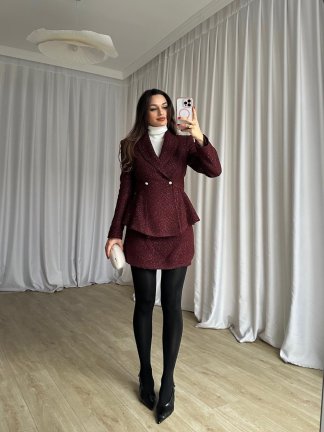 CHLOE Takım 8642 - Bordo - 4