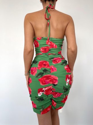 PAULİNE Elbise 4488 - Yeşil - 3