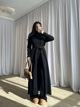 CİEL Triko Üçlü Takım 8418 - Siyah - 3