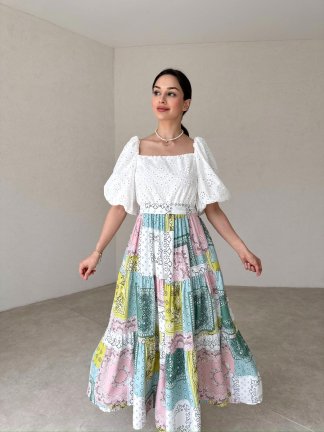 COLCORD Maxi Elbise 4121 - 1