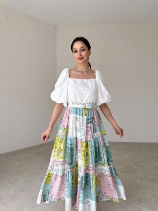 COLCORD Maxi Elbise 4121 - 3