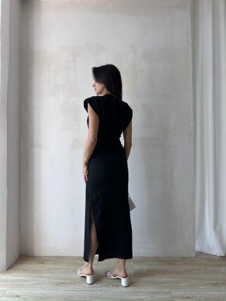 COPERNİCUS Midi Elbise 9222 - Siyah - 3