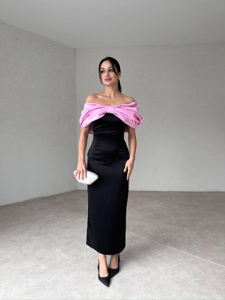 COPPOL Maxi Elbise 1021 - Pembe - 3