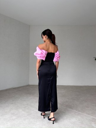 COPPOL Maxi Elbise 1021 - Pembe - 4