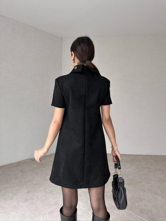 CORDOVA Mini Elbise 0714 - Siyah - 4