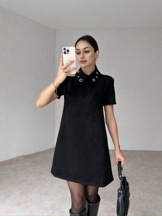 CORDOVA Mini Elbise 0714 - Siyah - 3