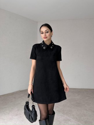 CORDOVA Mini Elbise 0714 - Siyah 