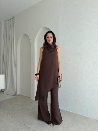 CROWN Takım 5486 - Acı Kahve 