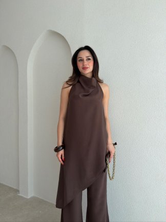 CROWN Takım 5486 - Acı Kahve - 2