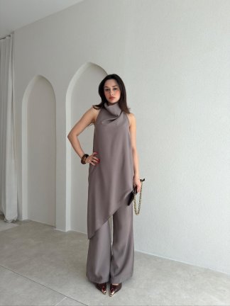 CROWN Takım 5486 -Gri - 1