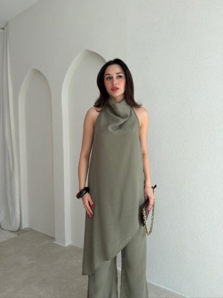 CROWN Takım 5486 - Haki - 2