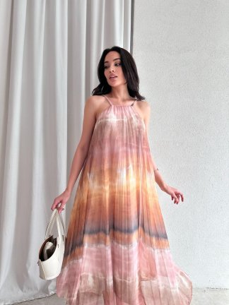 DALTON Maxi Elbise 8651 - Vizon - 1