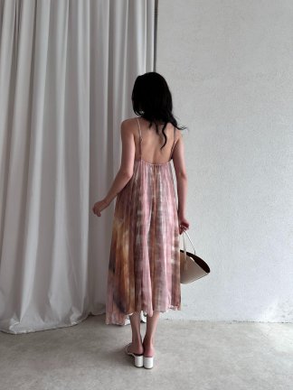 DALTON Maxi Elbise 8651 - Vizon - 3